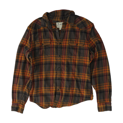 Multi Plaid Flannel Button Down