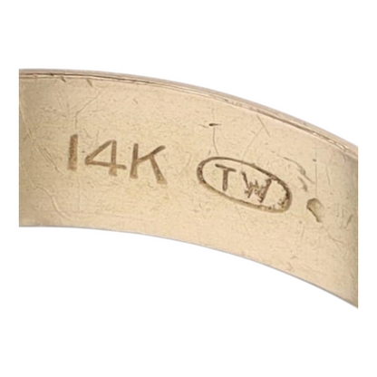 14K Yellow Gold Band