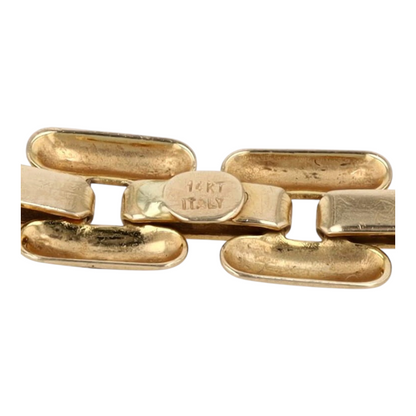 14K Yellow Gold Chain Bracelet