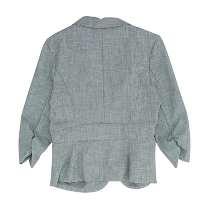 Gray Solid Blazer