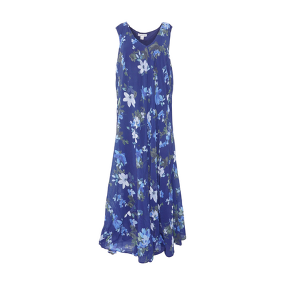 Navy Plus Floral Maxi Dress