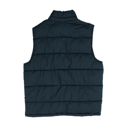 Black Solid Casual Vest