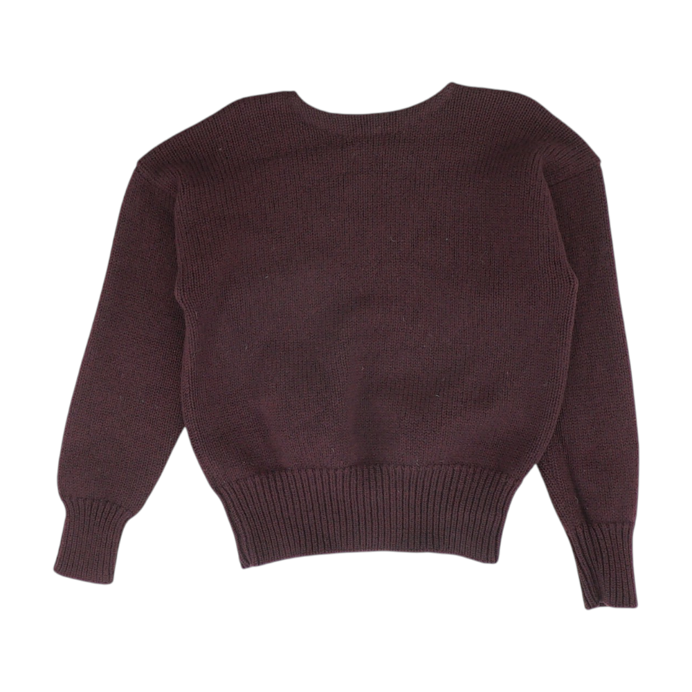 Burgundy Pullover Sweater