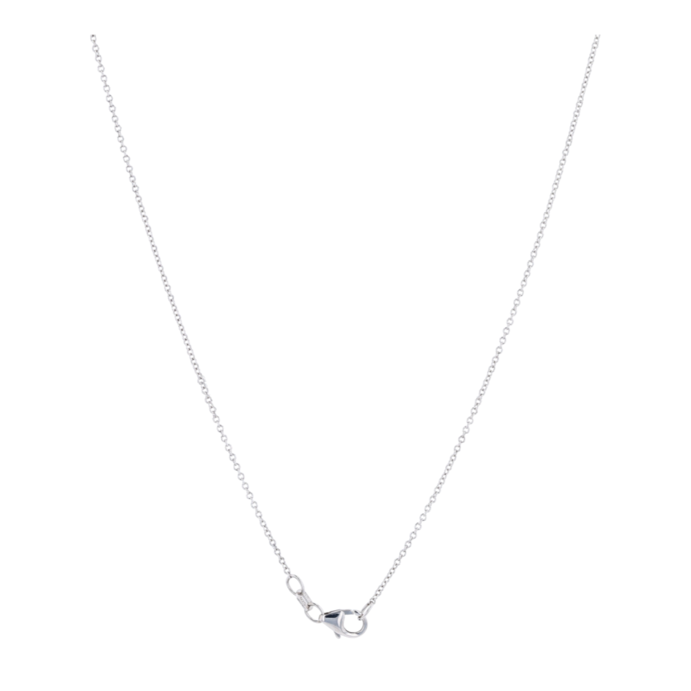 1/4 ctw Sterling Silver Sapphire Pendant Necklace