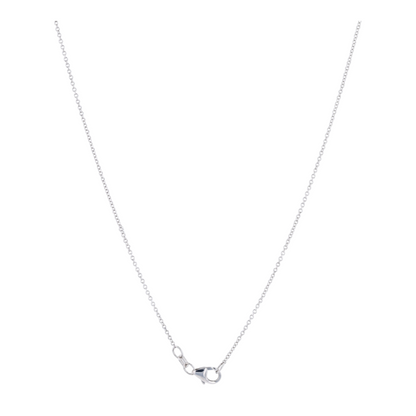 1/4 ctw Sterling Silver Sapphire Pendant Necklace