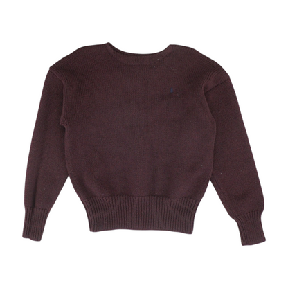 Burgundy Pullover Sweater