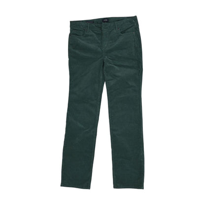 Green High Rise Straight Leg Jeans