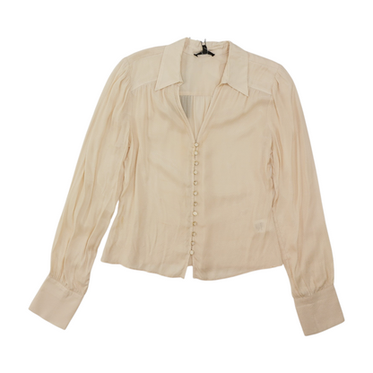 Beige Button Down