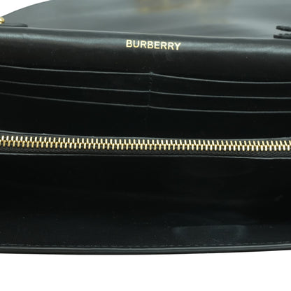 Chain Strap Wallet in Black