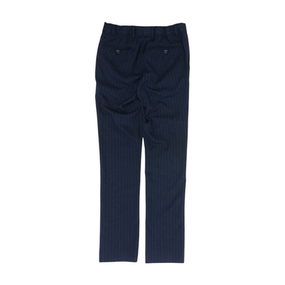 Navy Striped Dress Pants