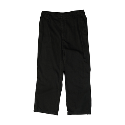 Black Straight Pants