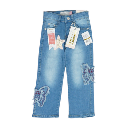 Blue Solid Jeans