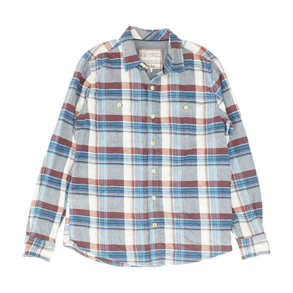 Multi Plaid Flannel Button Down