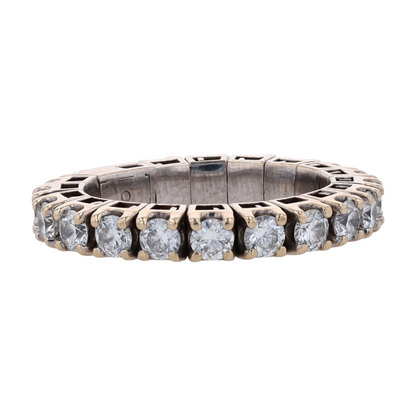 5/8 ctw 18K White Gold Diamond Band Ring