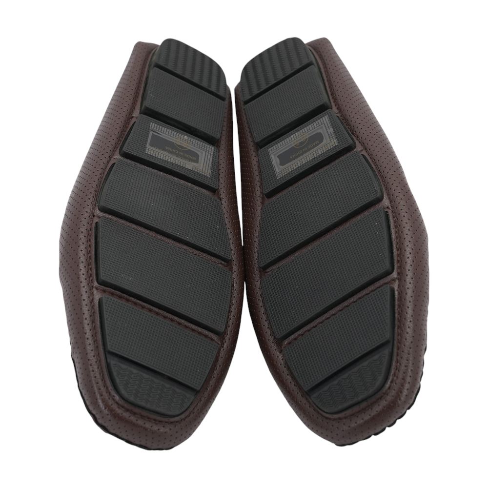 Brown Slip-On Dress Shoes
