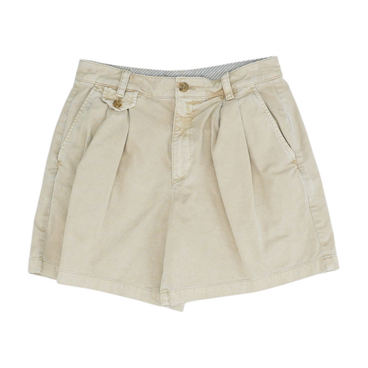 Khaki Solid Chino Shorts