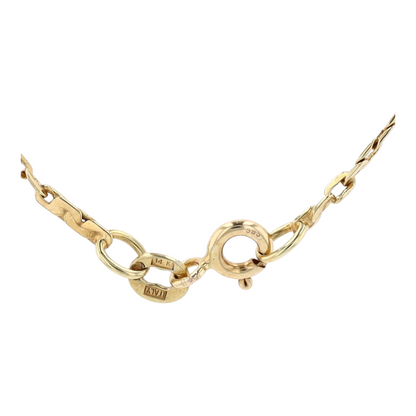 14K Yellow Gold Chain Necklace