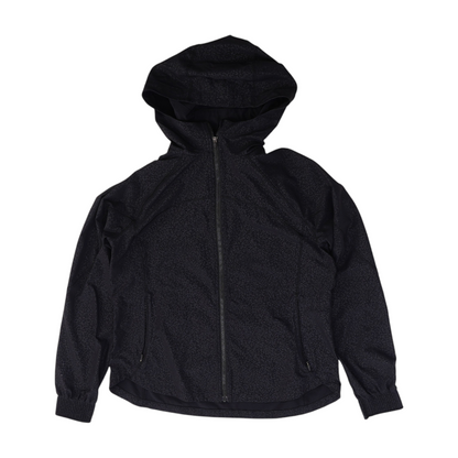 Black Animal Print Active Jacket