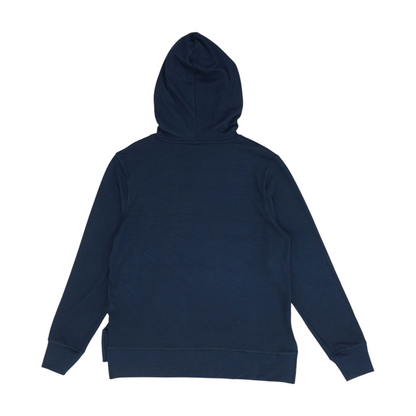 Navy Solid Hoodie Pullover