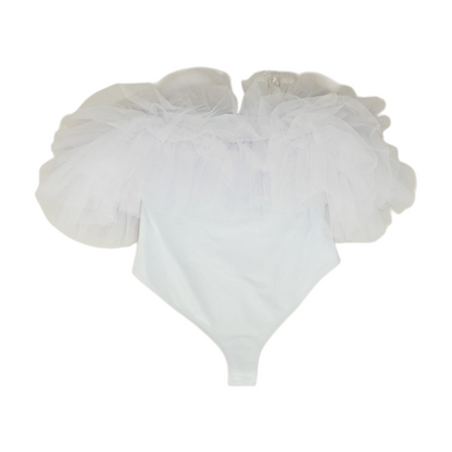 White Bodysuit Blouse