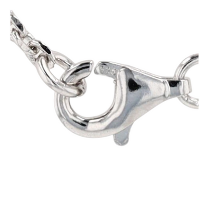 9/10 ctw Sterling Silver Lab Grown Diamond Pendant Necklace