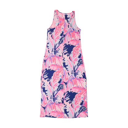 Pink Abstract Maxi Dress