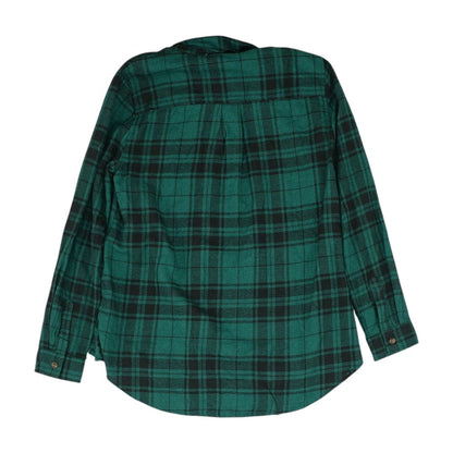 Green Plaid Button Down