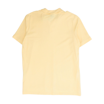 Yellow Solid Short Sleeve Polo