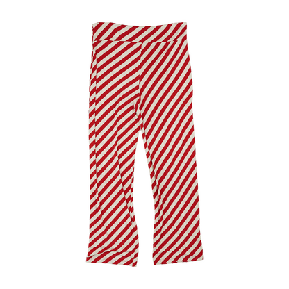 Red Striped Regular Pants