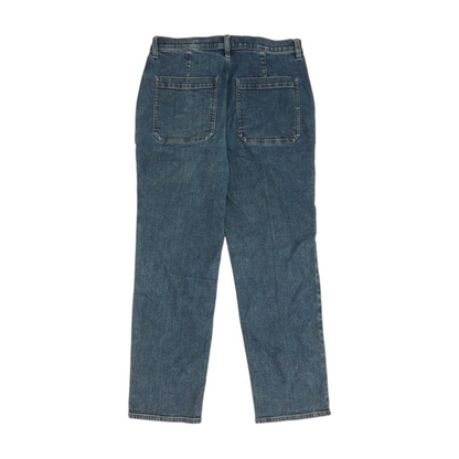 Navy Straight Jeans