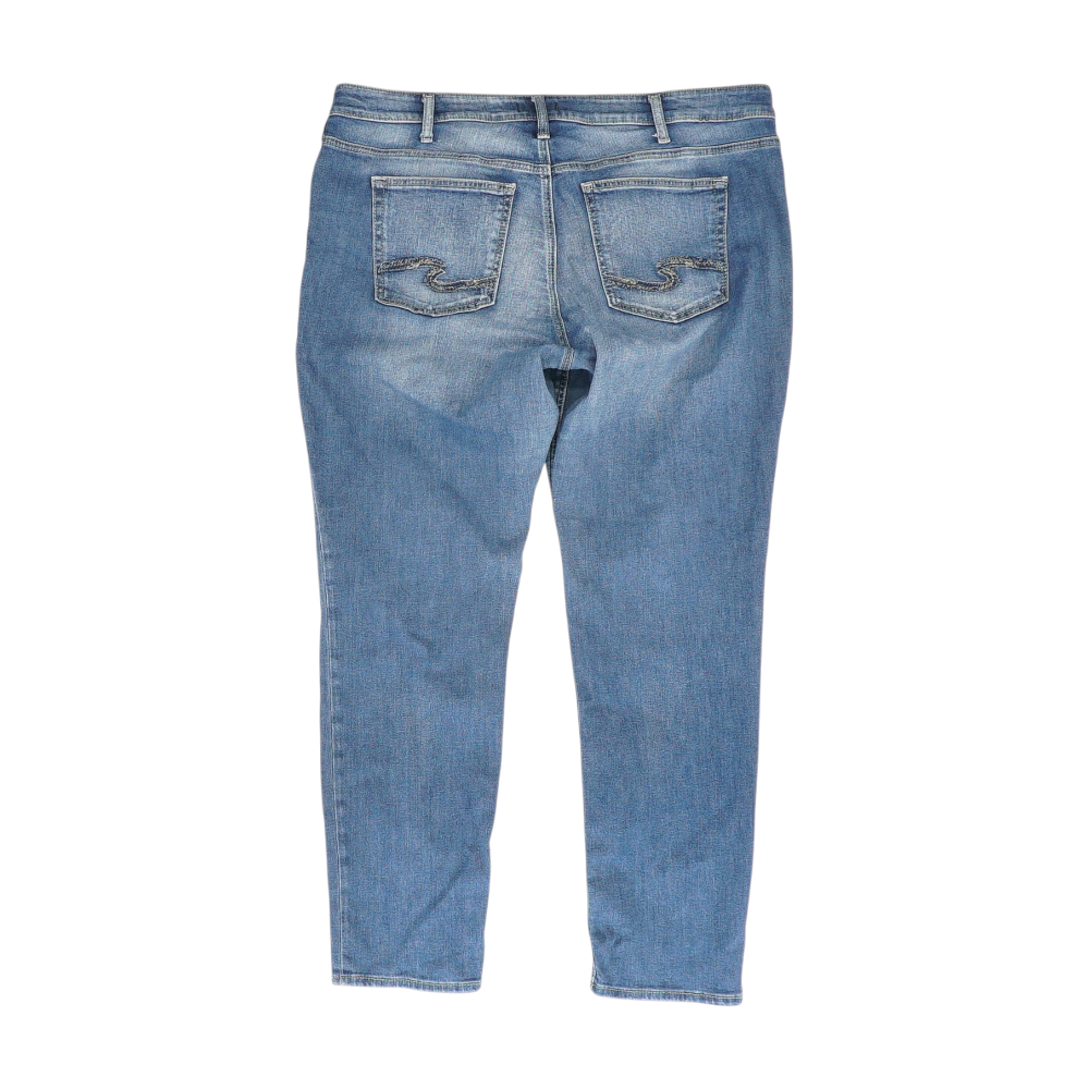 Blue Plus Size Regular Jeans