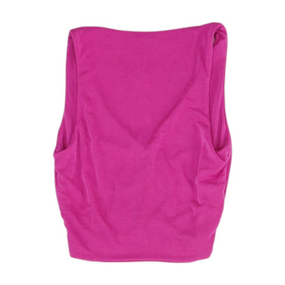 Pink Cropped Blouse