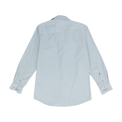 Blue Check Long Sleeve Button Down