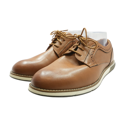 Brown Lace-Up Dress Shoes