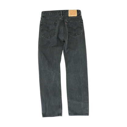 505 Black Regular Jeans
