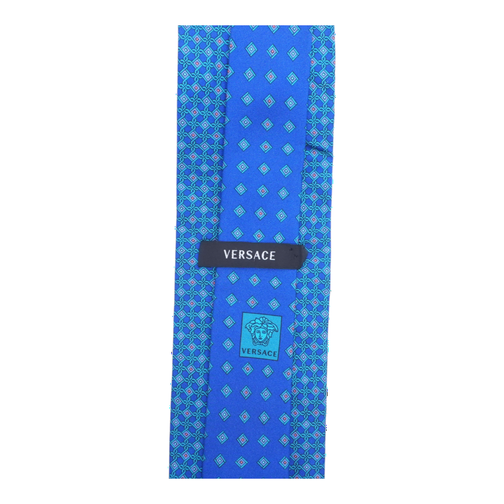 Blue Print Neck Tie