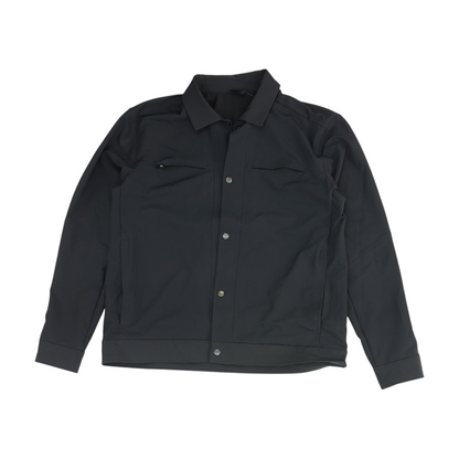 Black Solid Active Jacket