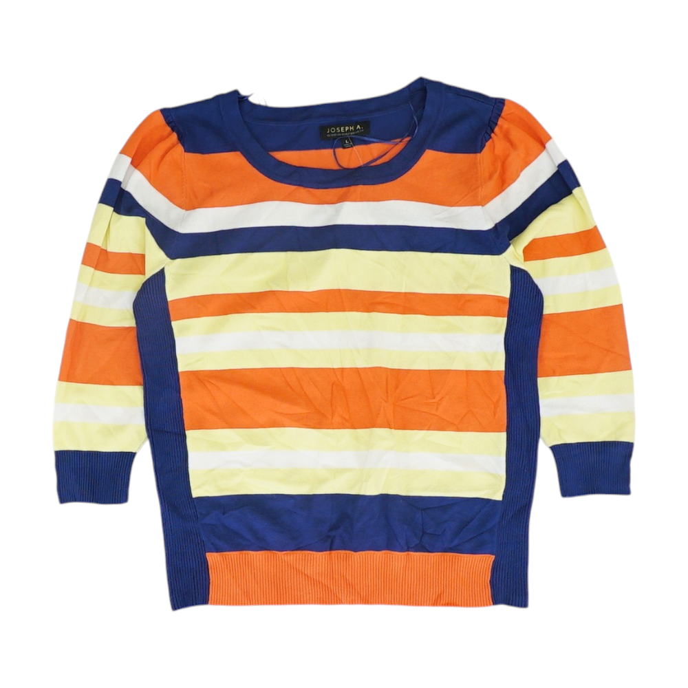 Multi Striped Pullover Sweater