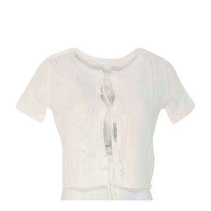 White Cardigan Sweater