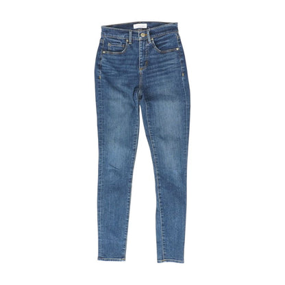 Blue Solid Jeans