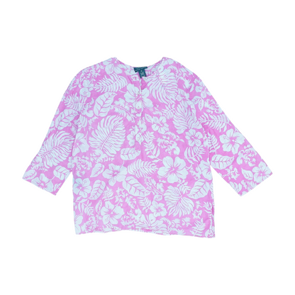 Pink Floral Blouse