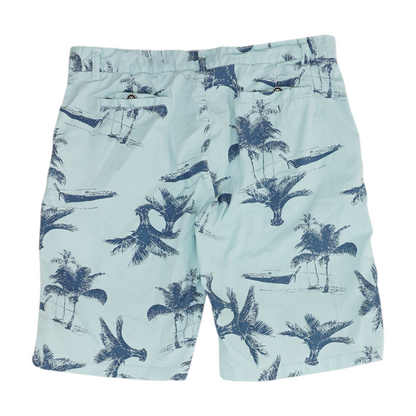 Blue Tropical Chino Shorts