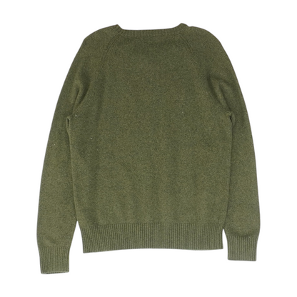 Green Solid Pullover Sweater
