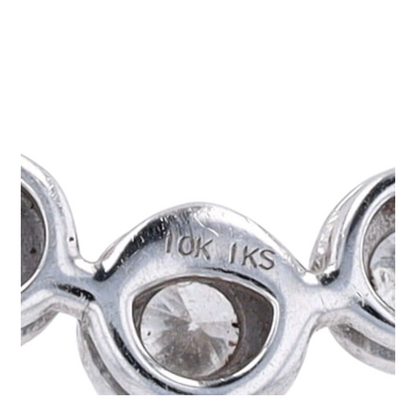 1/2 ctw 10K White Gold Diamond Pendant Necklace