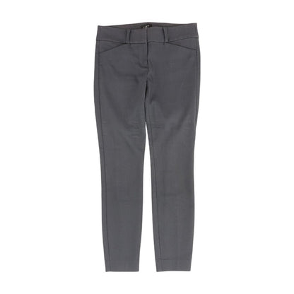 Gray Solid Dress Pants