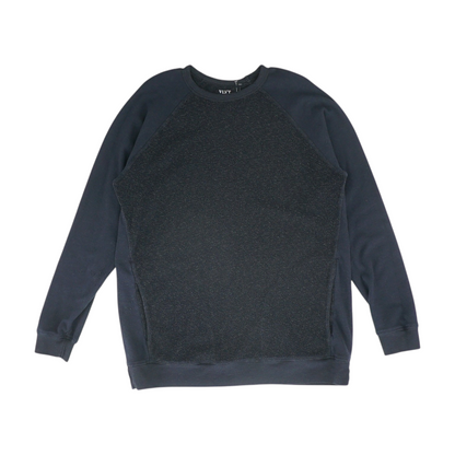 Navy Solid Sweatshirt Pullover