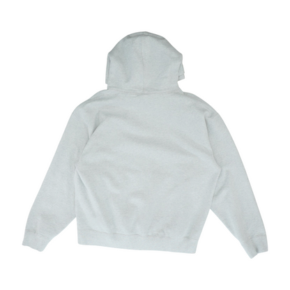 Gray Solid Hoodie Pullover