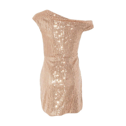 Bronze Mini Dress