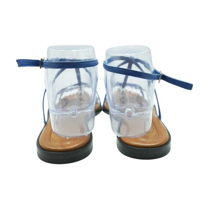 Blue Flat Sandals