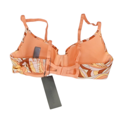 Peach Abstract Bra